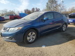 2013 Honda Civic Lx Blue vin: 19XFB2F53DE097694