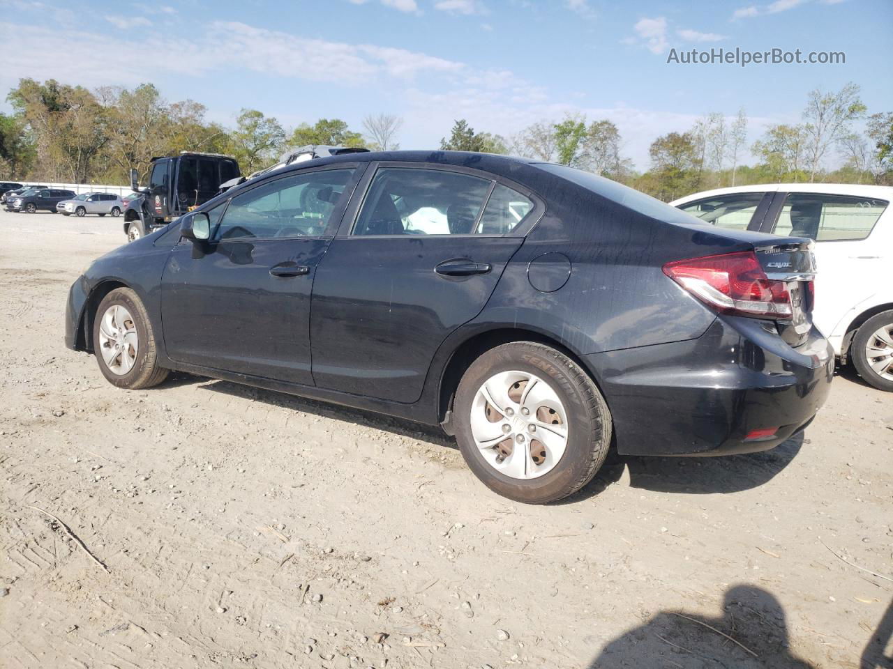 2013 Honda Civic Lx Black vin: 19XFB2F53DE235931