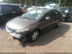 2013 Honda Civic Sdn Lx Gray vin: 19XFB2F53DE276219