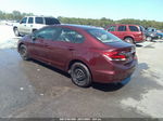 2014 Honda Civic Sedan Lx Burgundy vin: 19XFB2F53EE003797