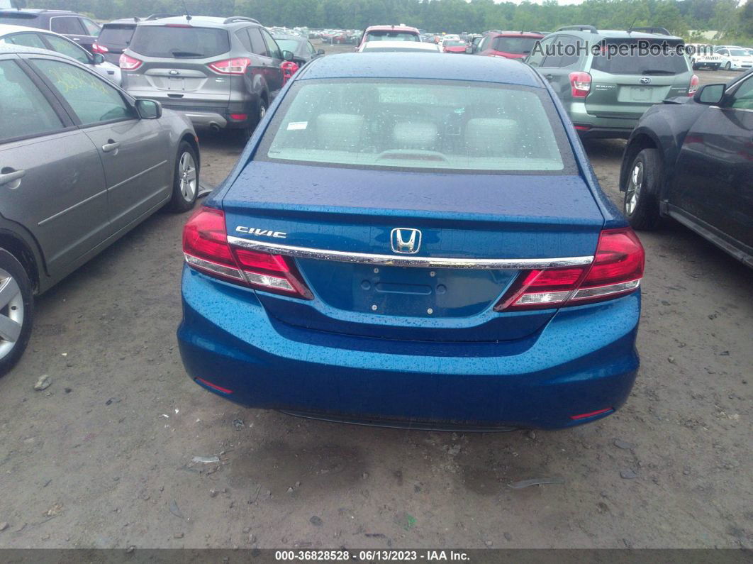 2014 Honda Civic Sedan Lx Blue vin: 19XFB2F53EE005162