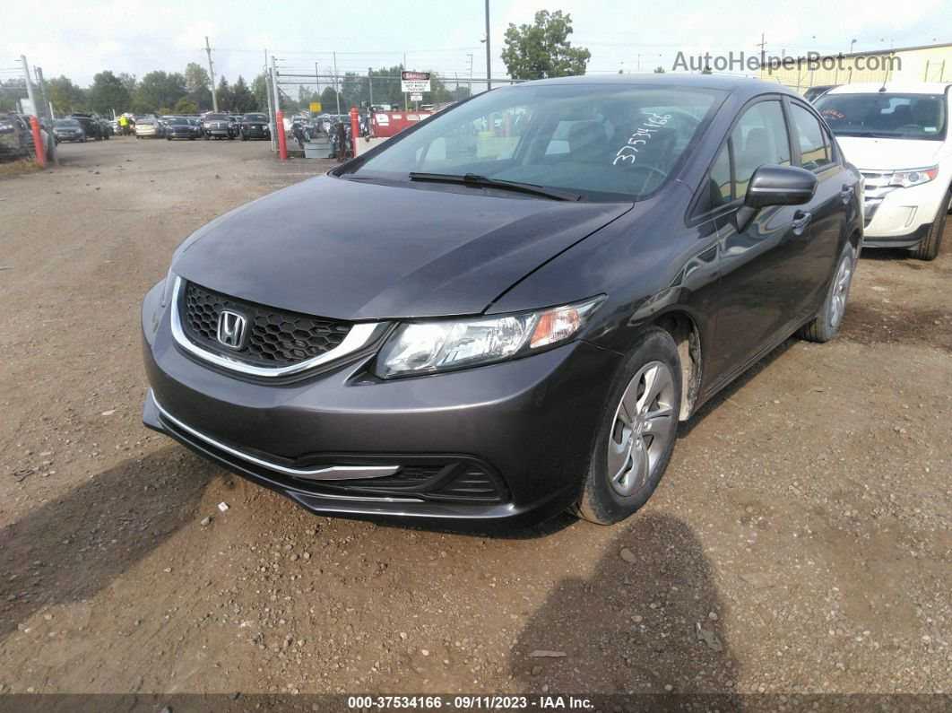 2014 Honda Civic Sedan Lx Silver vin: 19XFB2F53EE008448