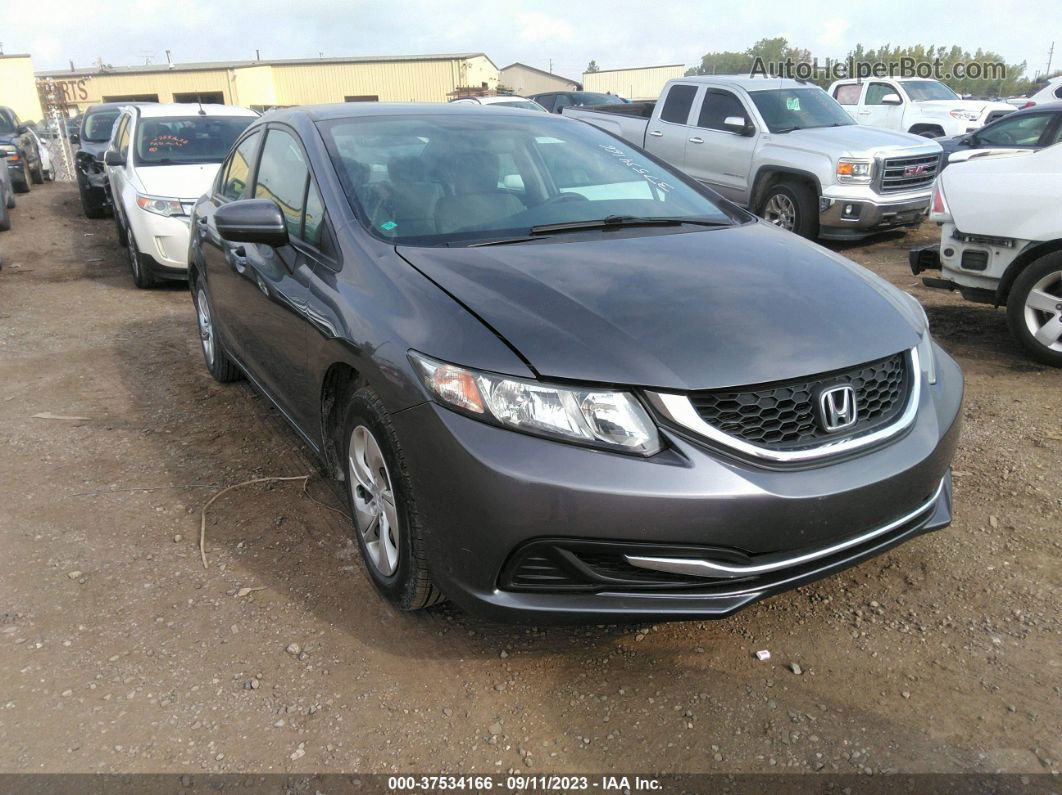 2014 Honda Civic Sedan Lx Silver vin: 19XFB2F53EE008448