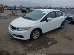 2014 Honda Civic Lx White vin: 19XFB2F53EE021507