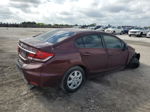 2014 Honda Civic Lx Burgundy vin: 19XFB2F53EE031843