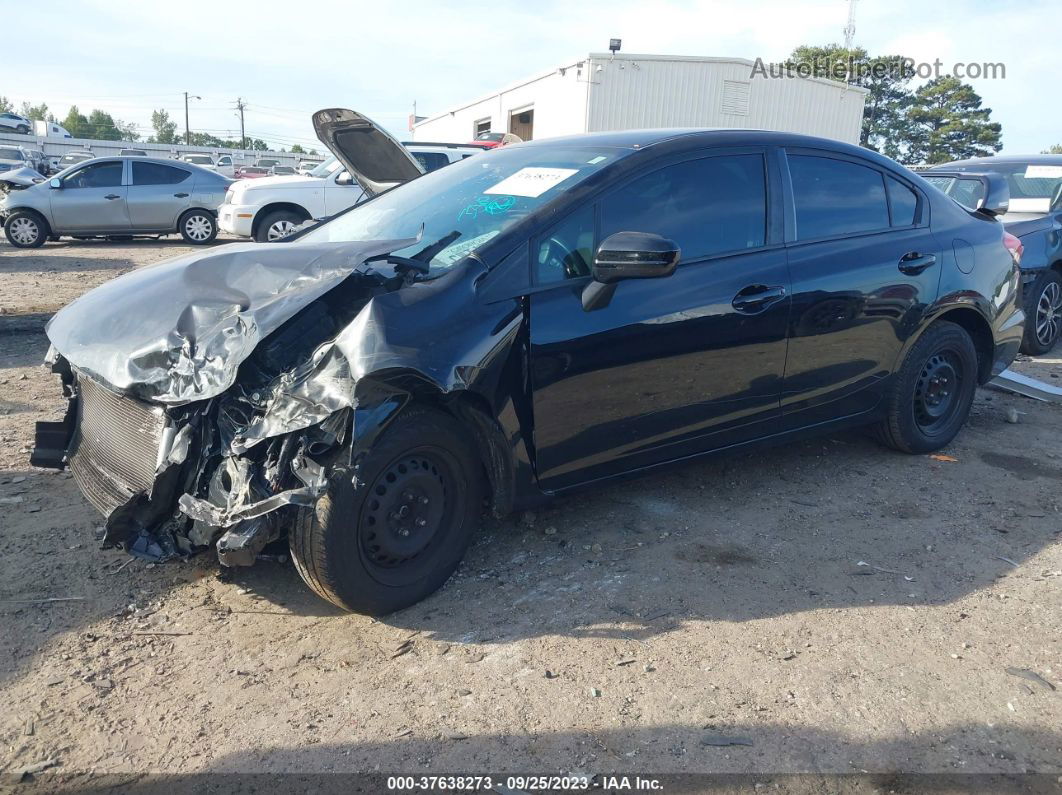 2014 Honda Civic Lx Black vin: 19XFB2F53EE036914