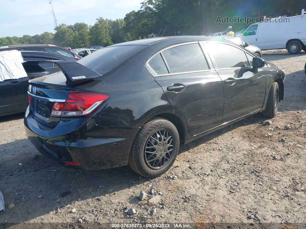 2014 Honda Civic Lx Black vin: 19XFB2F53EE036914