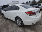 2014 Honda Civic Lx White vin: 19XFB2F53EE254853