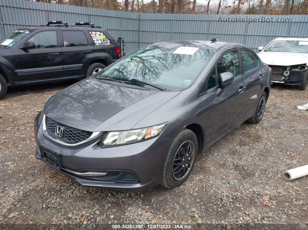 2014 Honda Civic Lx Gray vin: 19XFB2F53EE259597