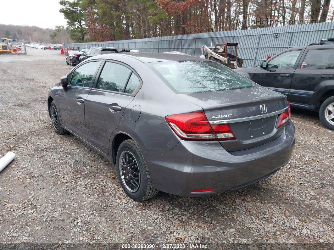 2014 Honda Civic Lx Gray vin: 19XFB2F53EE259597