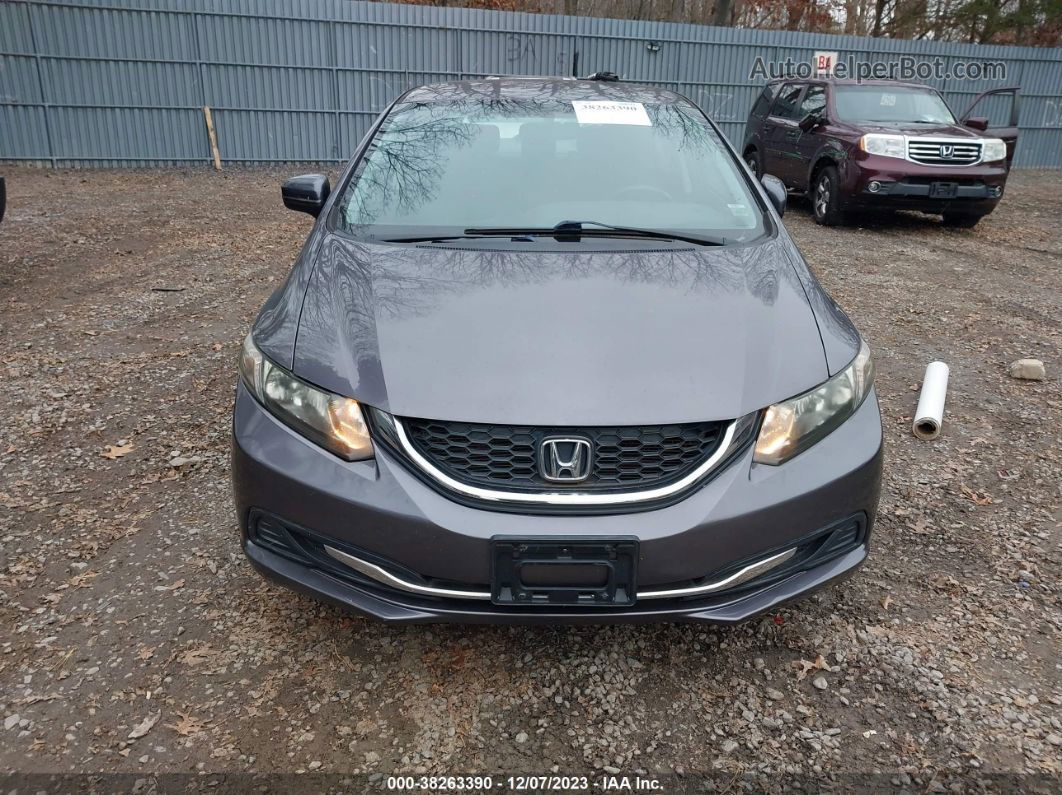 2014 Honda Civic Lx Gray vin: 19XFB2F53EE259597