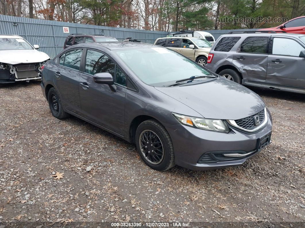 2014 Honda Civic Lx Gray vin: 19XFB2F53EE259597