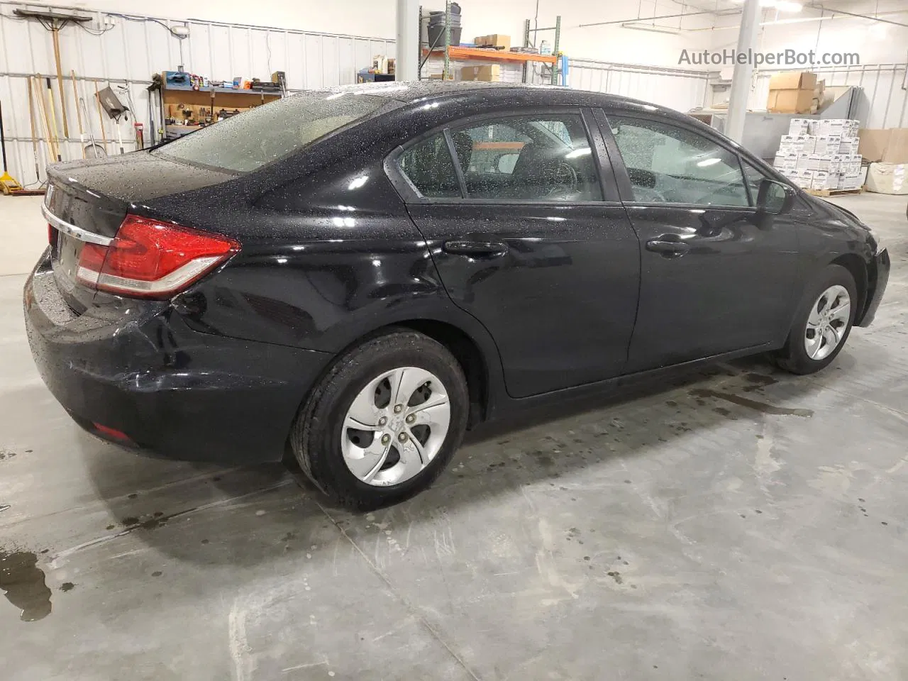 2015 Honda Civic Lx Black vin: 19XFB2F53FE031438