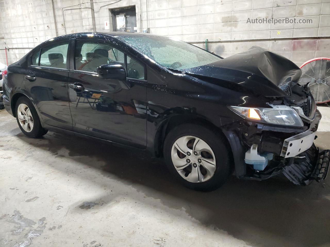 2015 Honda Civic Lx Черный vin: 19XFB2F53FE041385