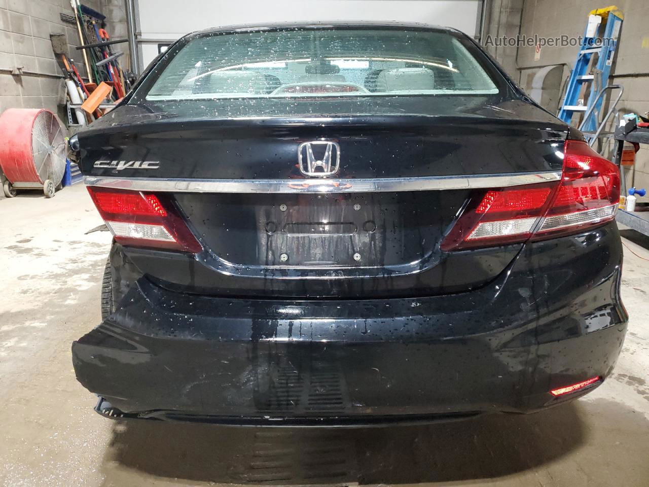 2015 Honda Civic Lx Черный vin: 19XFB2F53FE041385