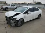 2015 Honda Civic Lx White vin: 19XFB2F53FE078629