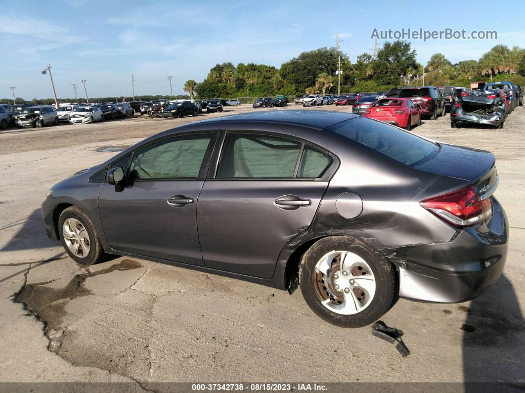 2015 Honda Civic Sedan Lx Gray vin: 19XFB2F53FE105859