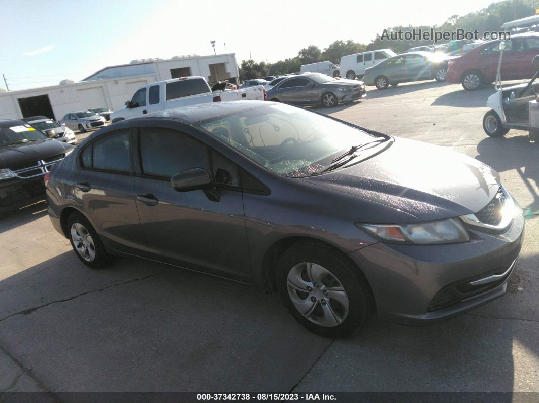 2015 Honda Civic Sedan Lx Gray vin: 19XFB2F53FE105859