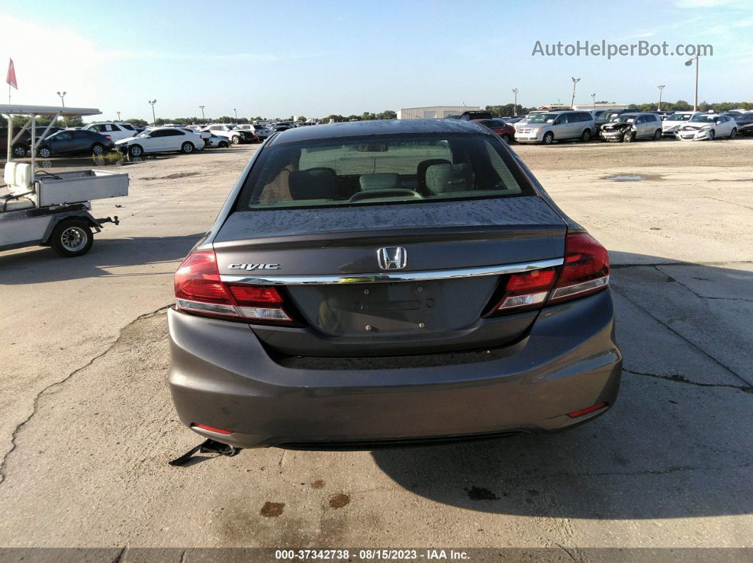 2015 Honda Civic Sedan Lx Gray vin: 19XFB2F53FE105859