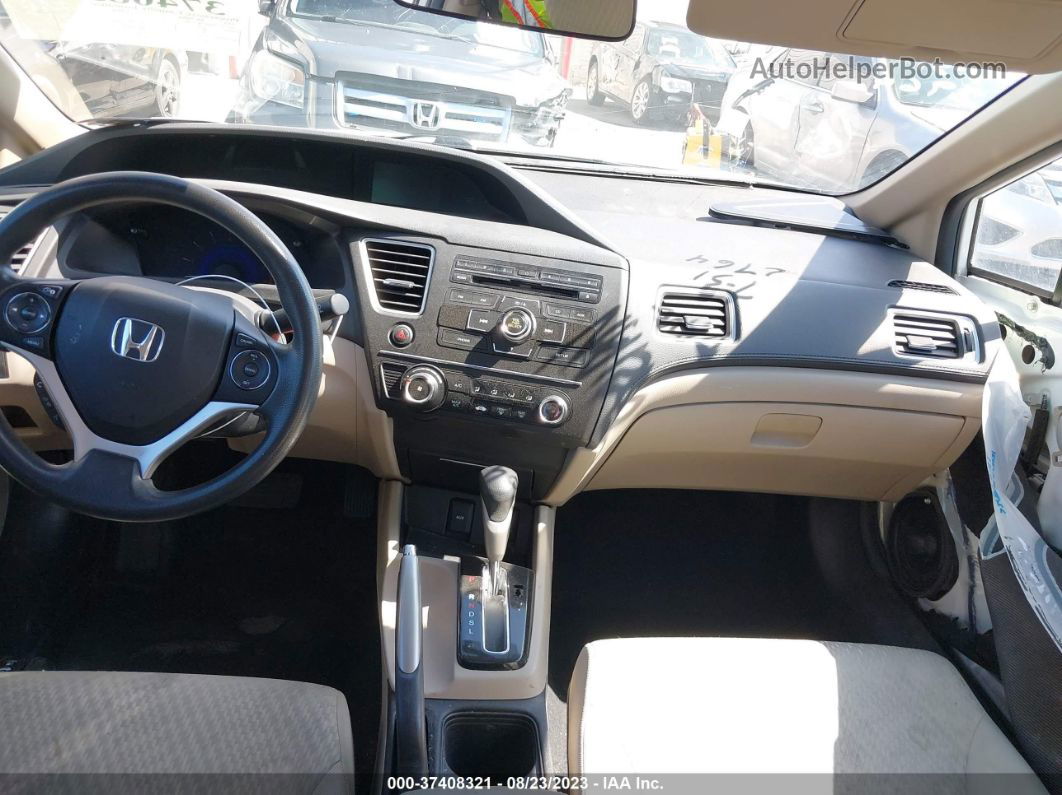 2015 Honda Civic Sedan Lx Белый vin: 19XFB2F53FE205931