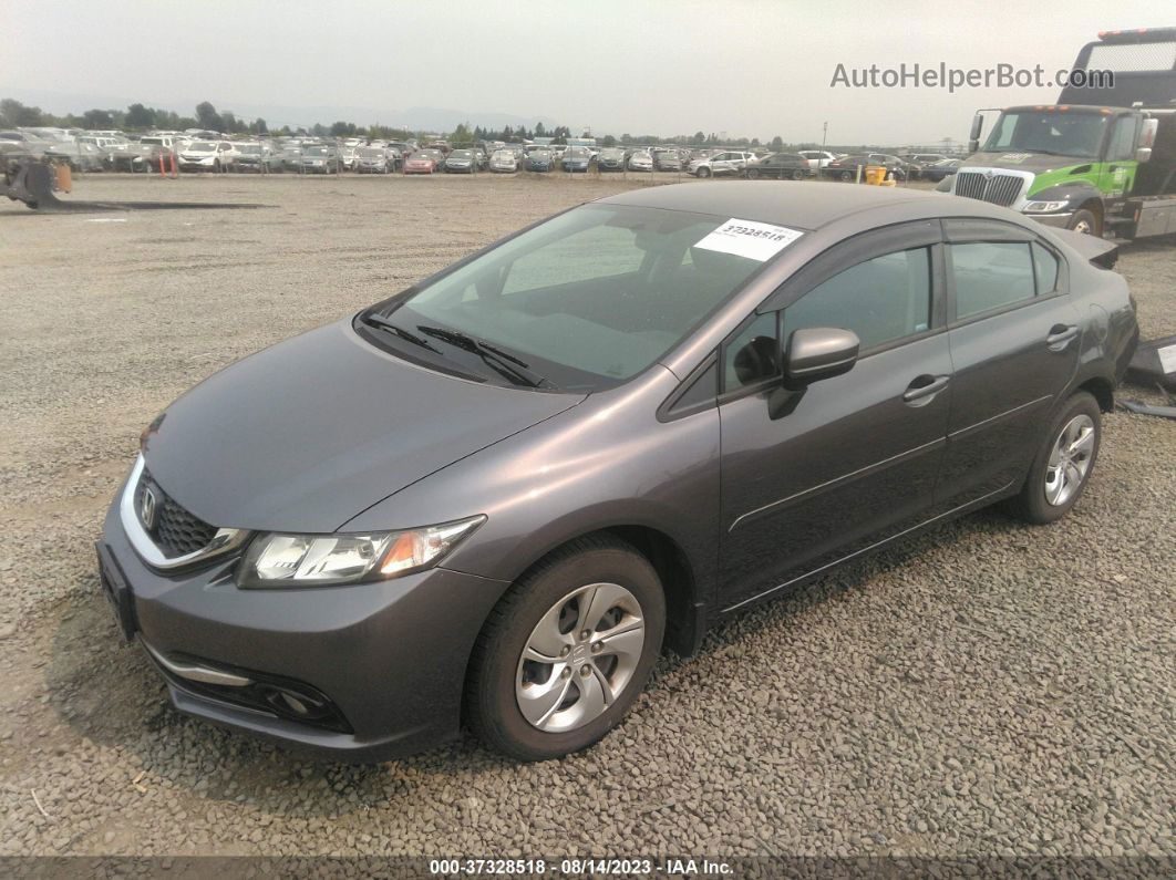 2015 Honda Civic Sedan Lx Gray vin: 19XFB2F53FE294044