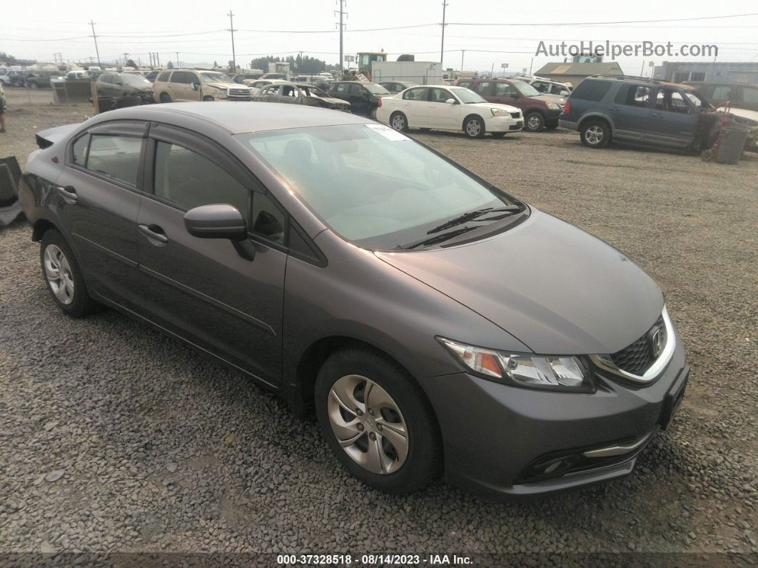 2015 Honda Civic Sedan Lx Gray vin: 19XFB2F53FE294044