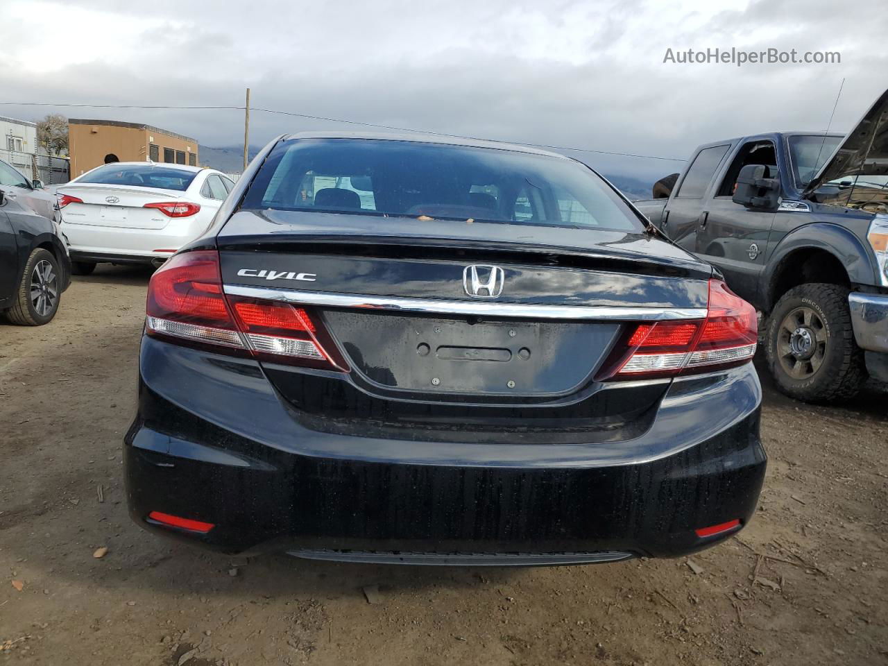 2015 Honda Civic Lx Черный vin: 19XFB2F53FE296943