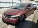 2015 Honda Civic Lx Burgundy vin: 19XFB2F53FE706804