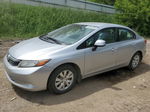 2012 Honda Civic Lx Silver vin: 19XFB2F54CE036580