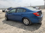 2012 Honda Civic Lx Синий vin: 19XFB2F54CE074911