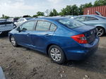 2012 Honda Civic Lx Blue vin: 19XFB2F54CE349984