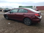 2013 Honda Civic Lx Бордовый vin: 19XFB2F54DE007775