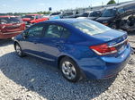 2013 Honda Civic Lx Blue vin: 19XFB2F54DE029386