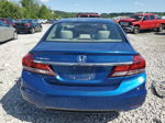 2013 Honda Civic Lx Blue vin: 19XFB2F54DE029386