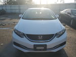 2013 Honda Civic Lx White vin: 19XFB2F54DE046656