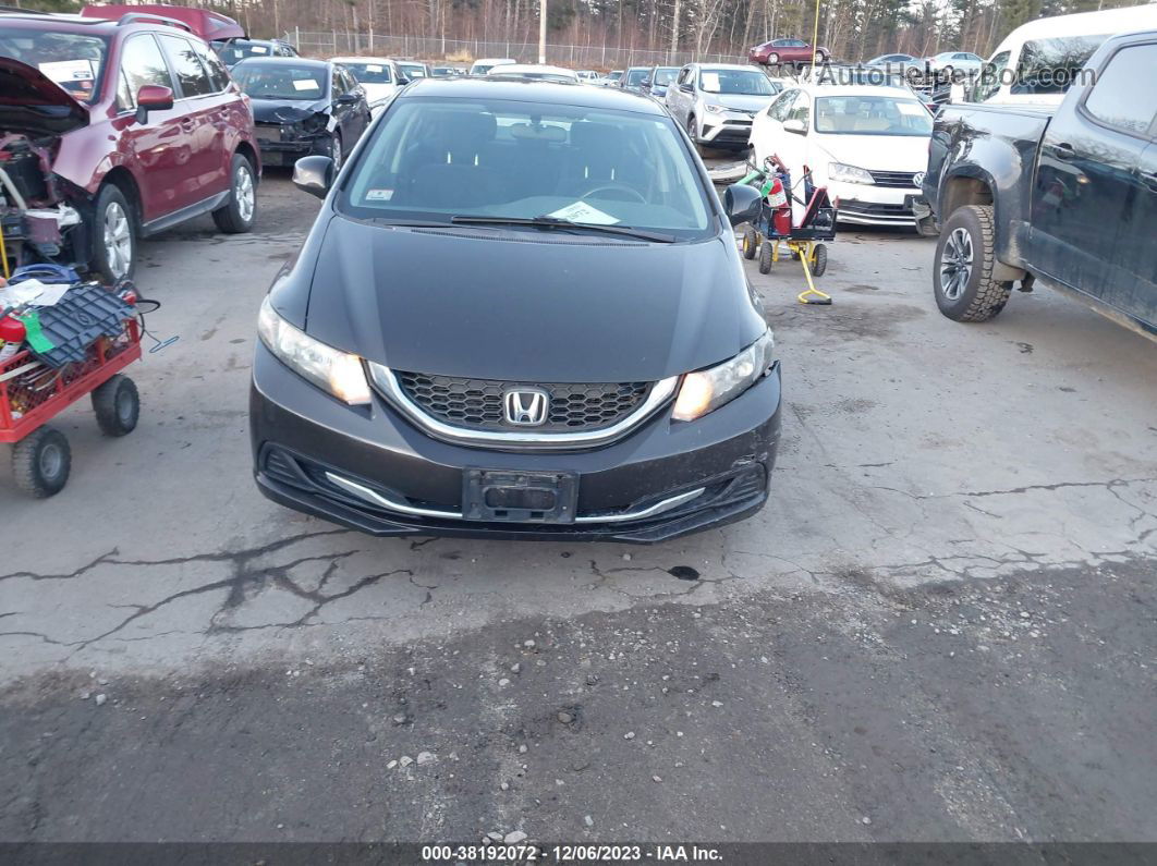 2013 Honda Civic Lx Black vin: 19XFB2F54DE048178