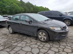 2013 Honda Civic Lx Black vin: 19XFB2F54DE069791