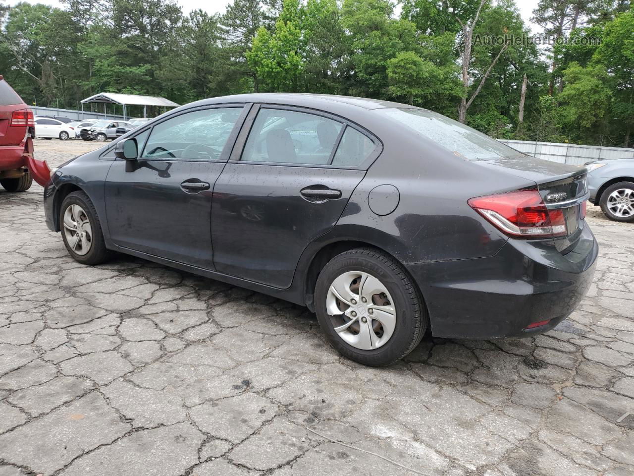 2013 Honda Civic Lx Black vin: 19XFB2F54DE069791