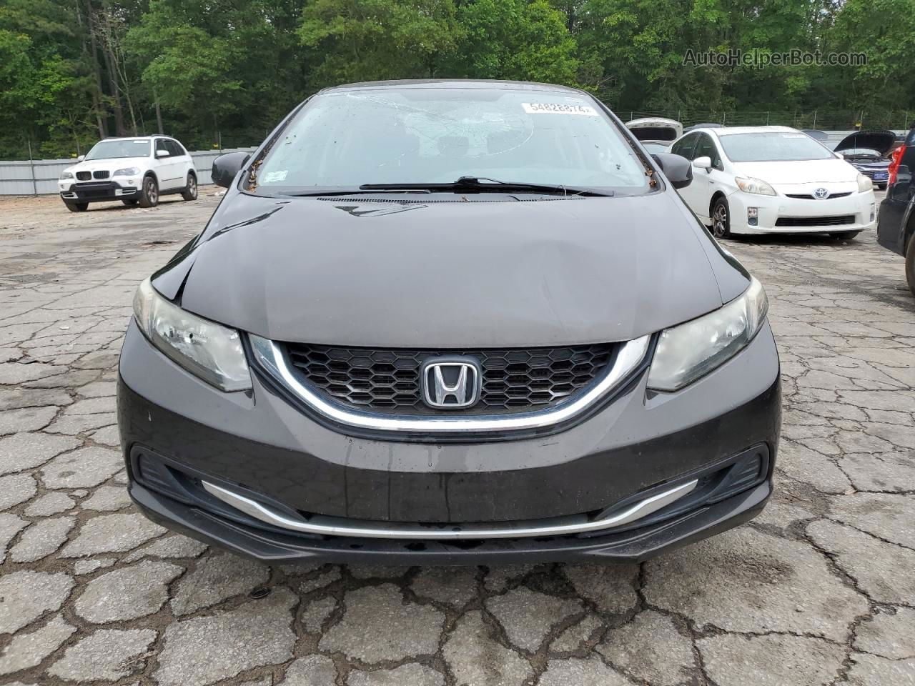 2013 Honda Civic Lx Черный vin: 19XFB2F54DE069791