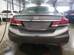 2013 Honda Civic Lx Gray vin: 19XFB2F54DE073338