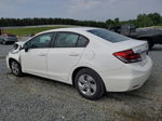 2013 Honda Civic Lx White vin: 19XFB2F54DE096859