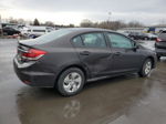 2013 Honda Civic Lx Gray vin: 19XFB2F54DE222301