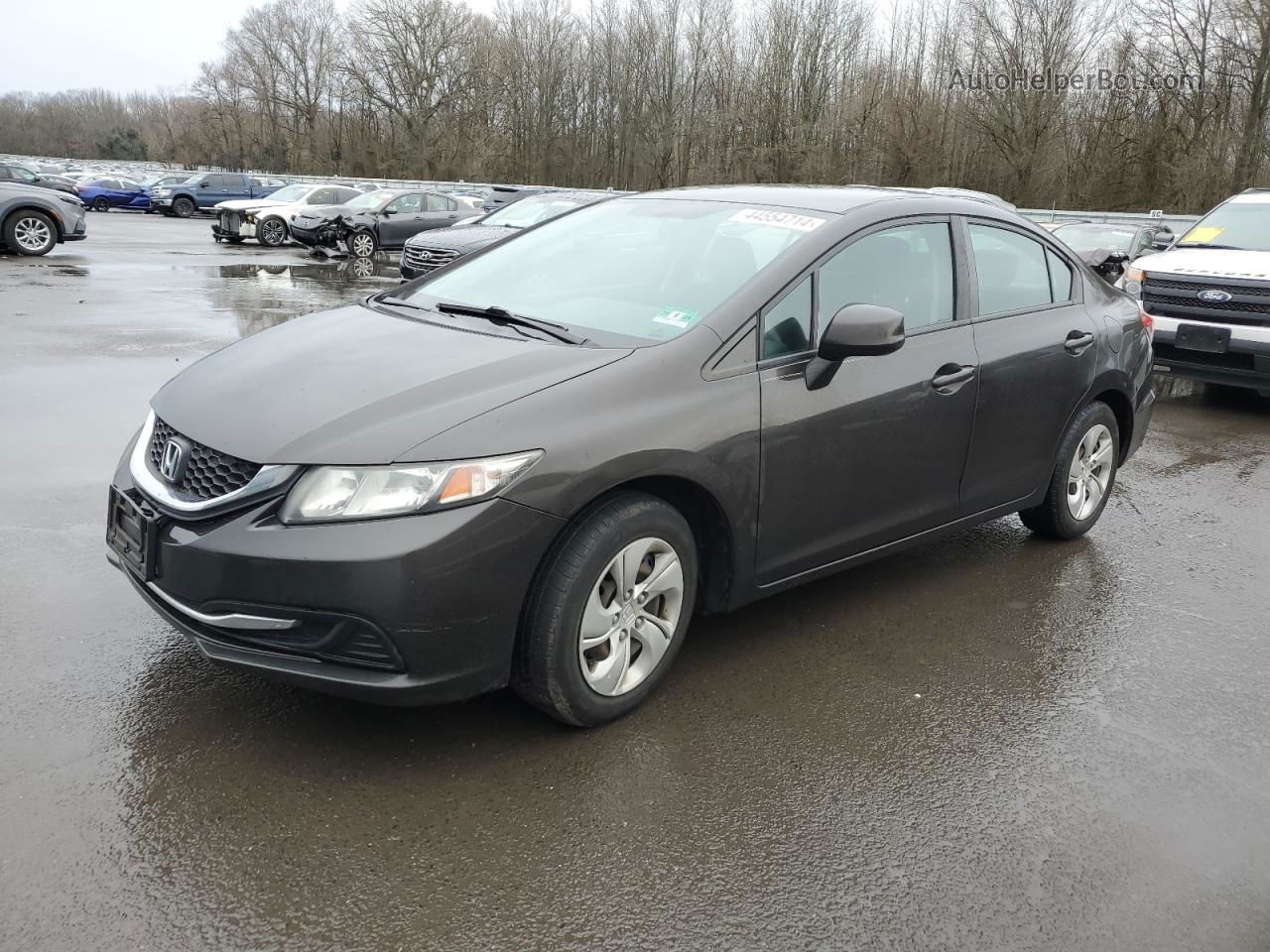 2013 Honda Civic Lx Серый vin: 19XFB2F54DE222301