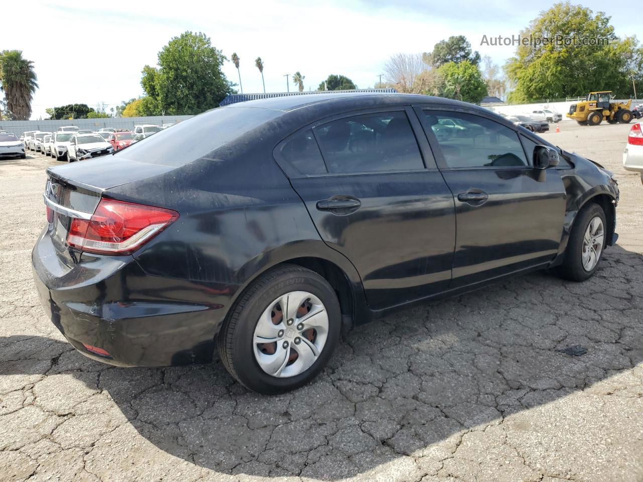 2013 Honda Civic Lx Черный vin: 19XFB2F54DE235064