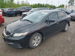 2014 Honda Civic Lx Black vin: 19XFB2F54EE000715