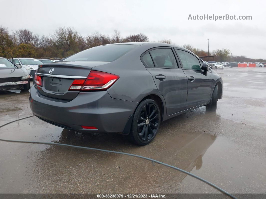 2014 Honda Civic Lx Gray vin: 19XFB2F54EE005218