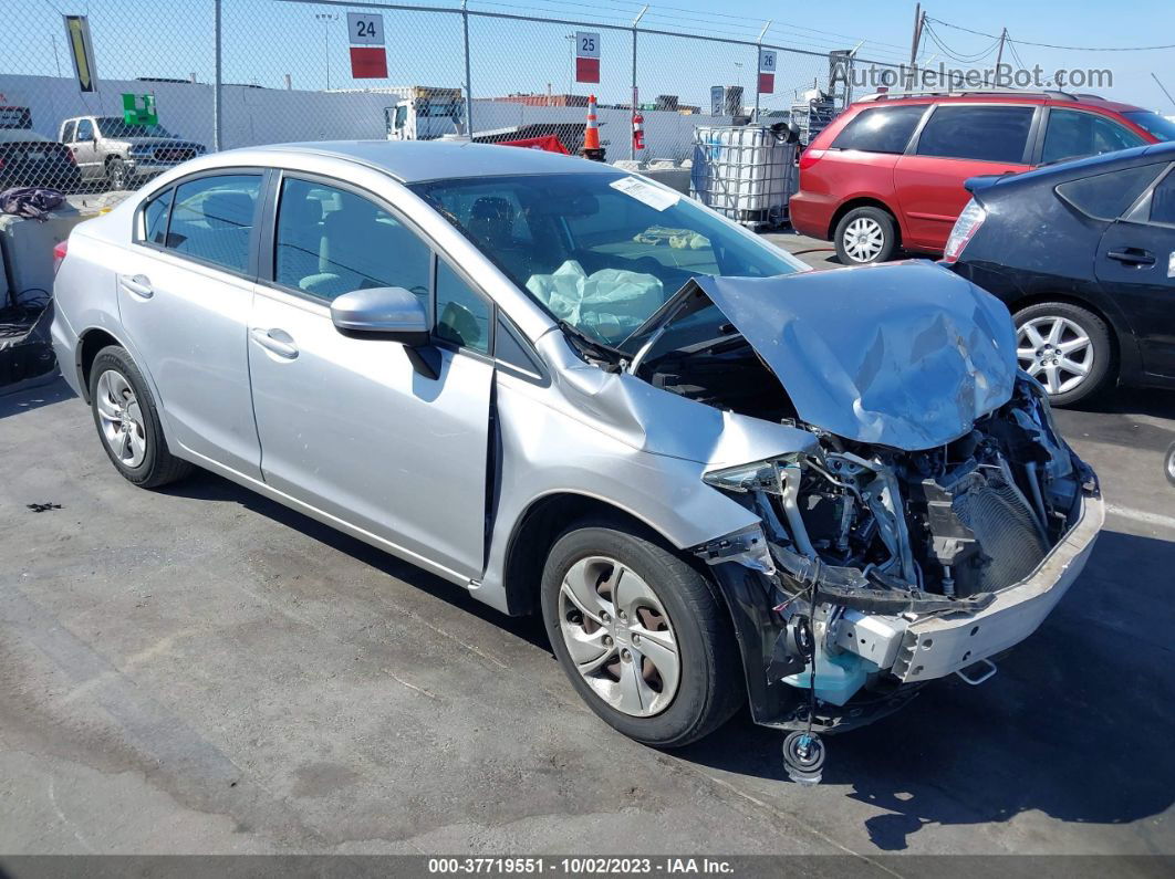 2014 Honda Civic Sedan Lx Silver vin: 19XFB2F54EE018468