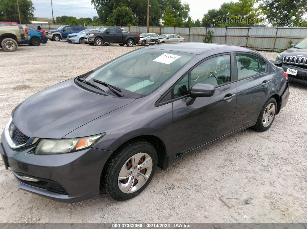 2014 Honda Civic Sedan Lx Серый vin: 19XFB2F54EE018681