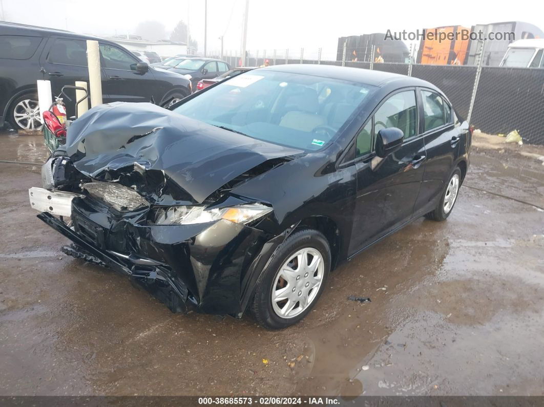 2014 Honda Civic Lx Черный vin: 19XFB2F54EE023461