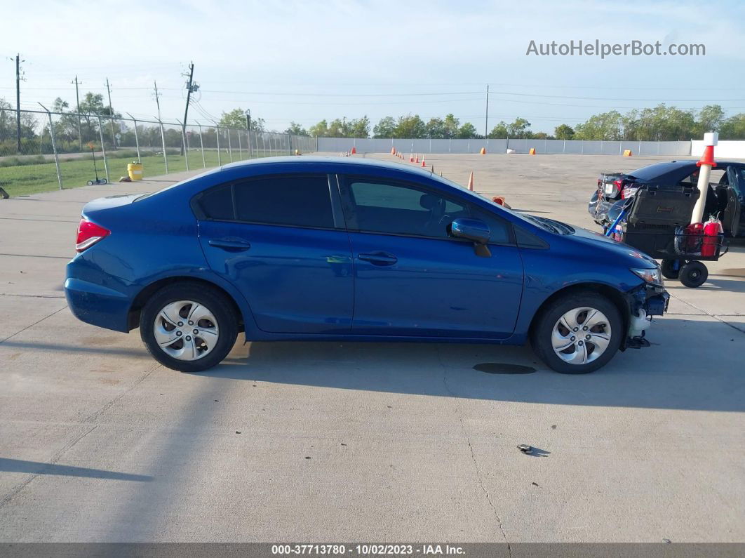 2014 Honda Civic Sedan Lx Blue vin: 19XFB2F54EE025730